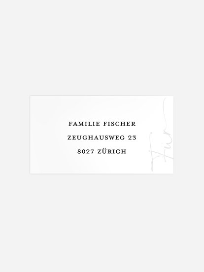 Empfängeraufkleber Weihnachten Foto Fest