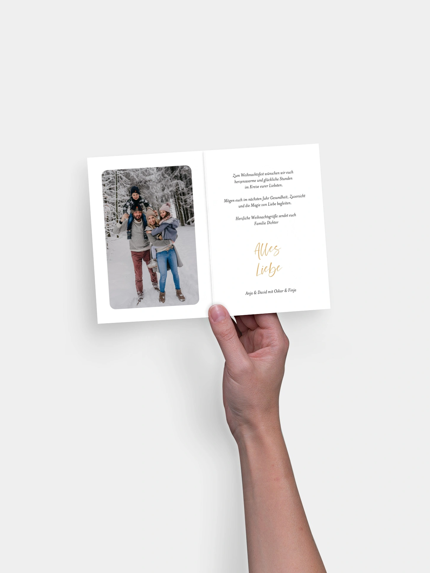 Weihnachtskarte Sparkling Night