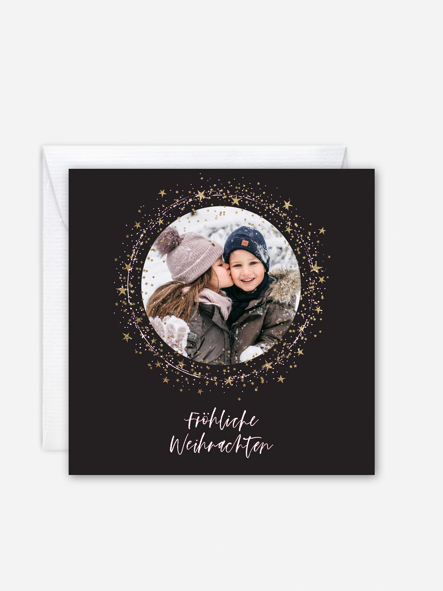 Weihnachtskarte Sparkling Night