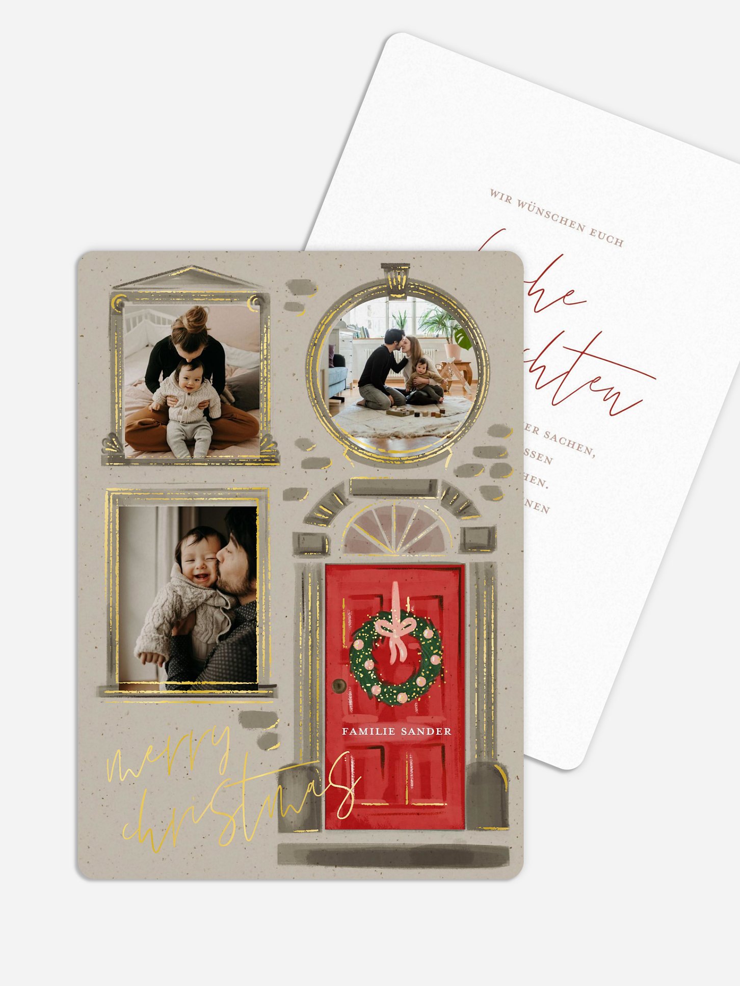 Weihnachtskarte Jolly Home