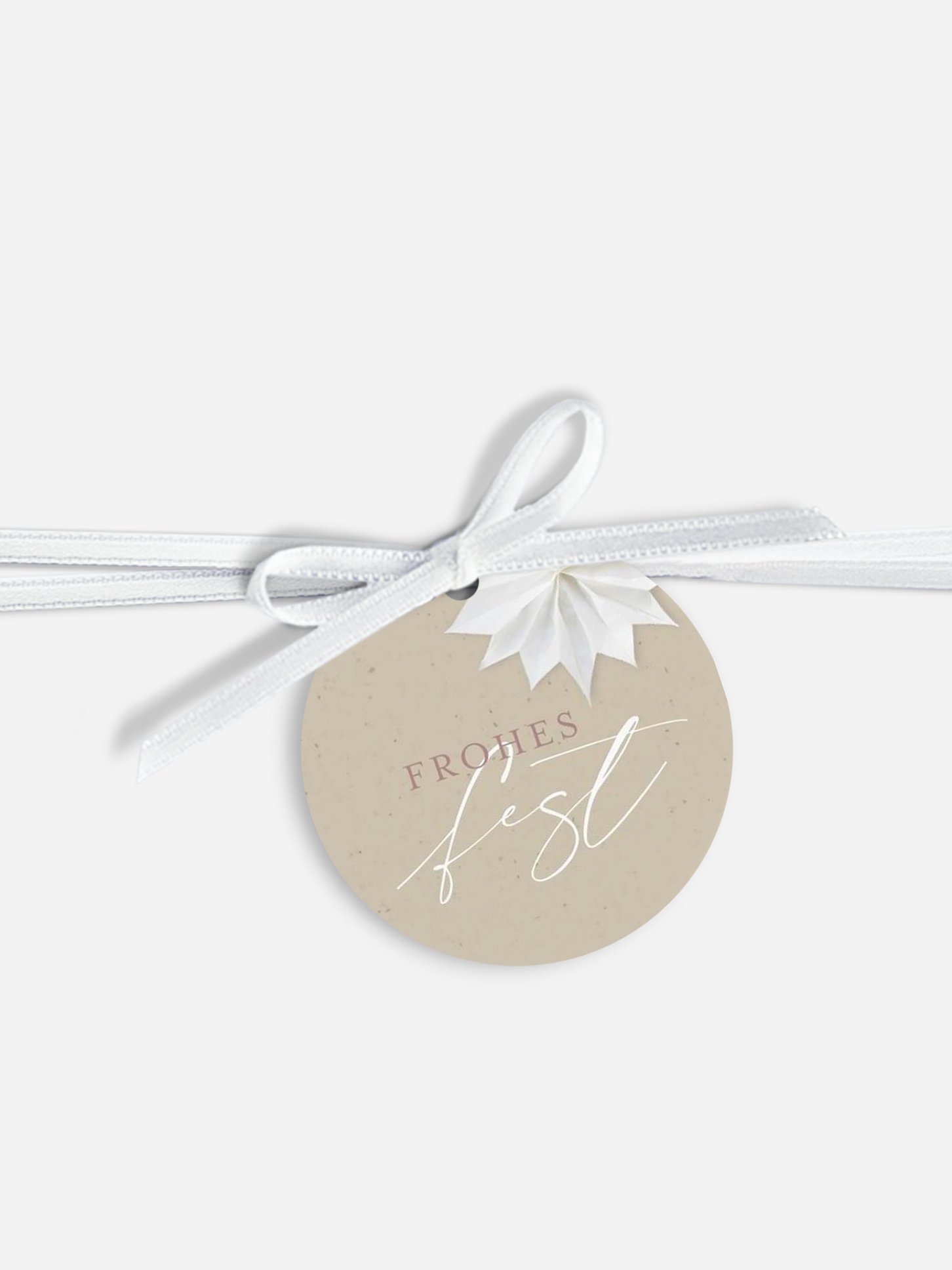 Geschenkeanhänger Festive Star