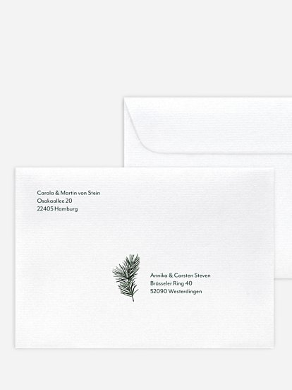 Bedruckte Umschläge Weihnachten Merry Season