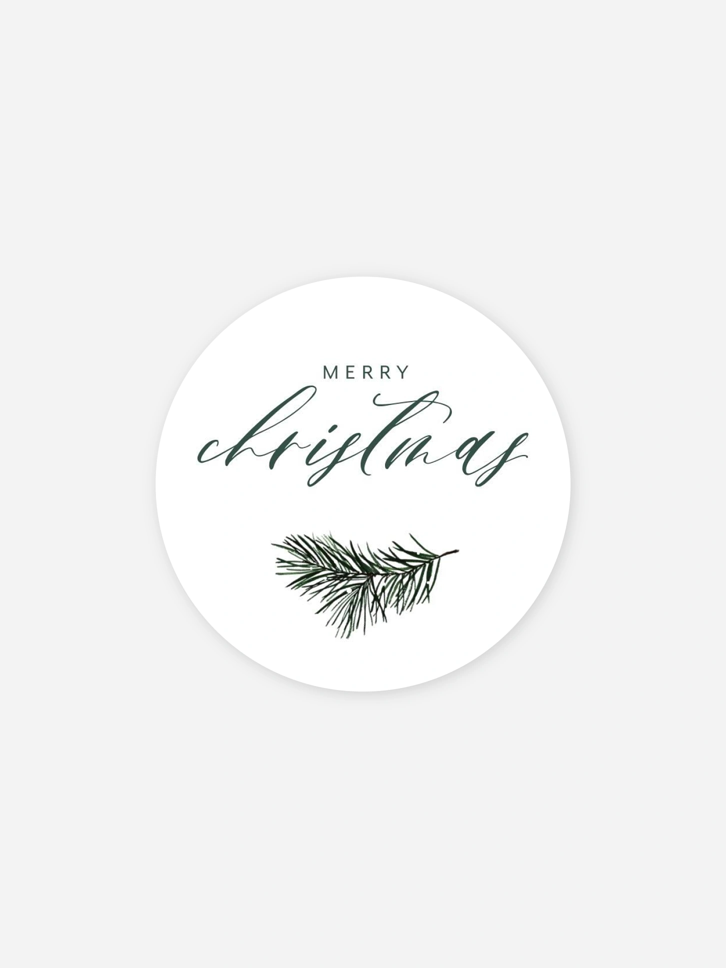 Geschenkaufkleber Weihnachten Merry Season