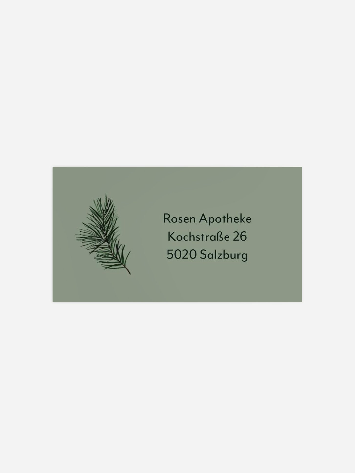 Empfängeraufkleber geschäftl. Weihnachten Merry Season