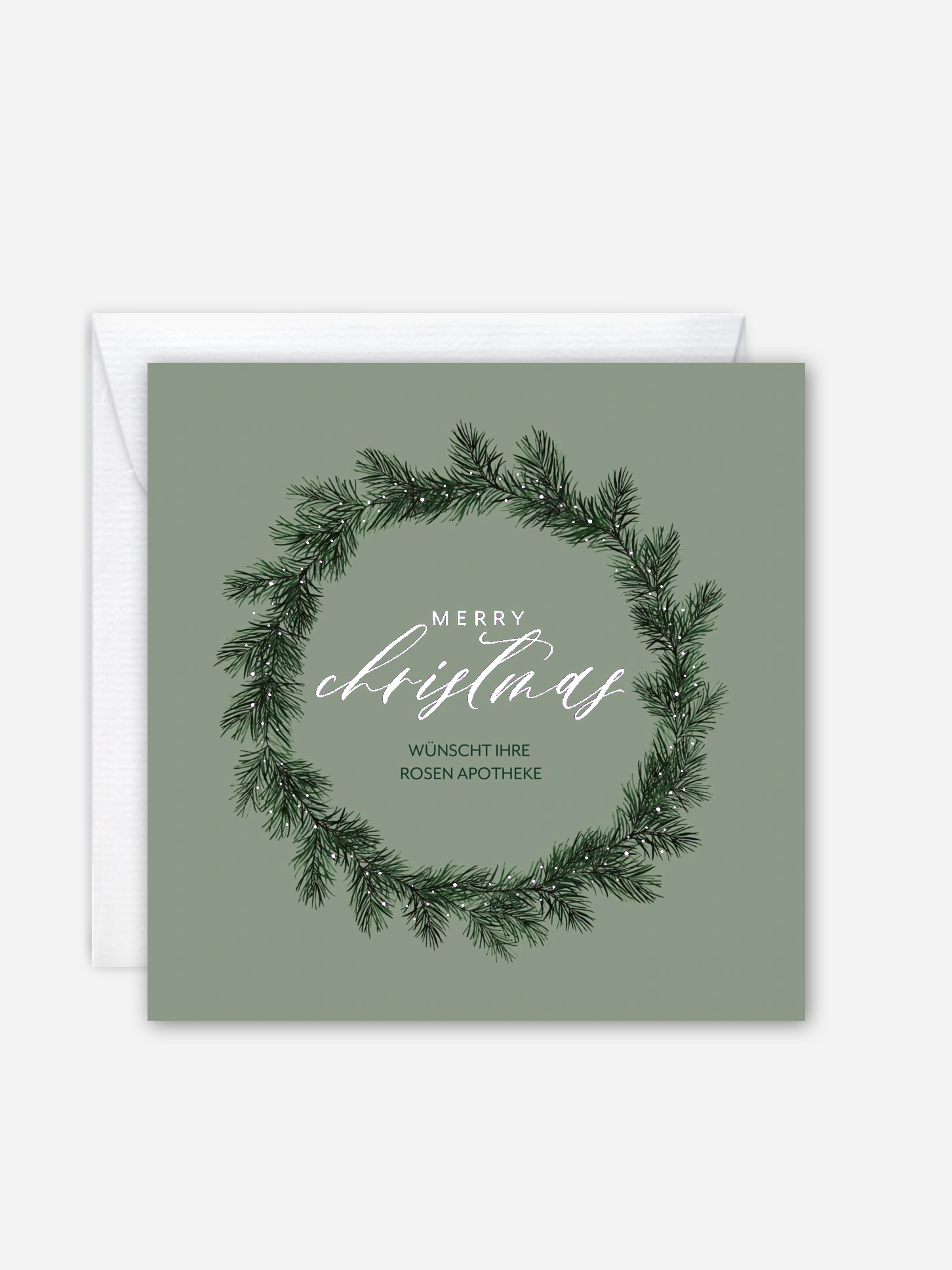 Geschäftliche Weihnachtskarte Merry Season