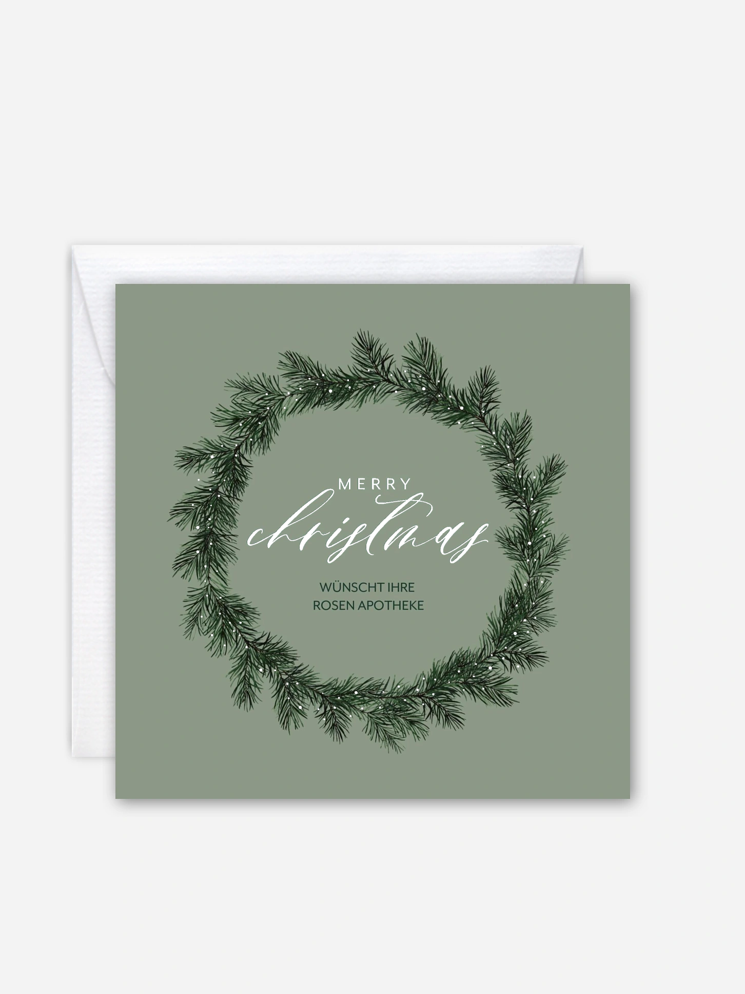 Geschäftliche Weihnachtskarte Merry Season