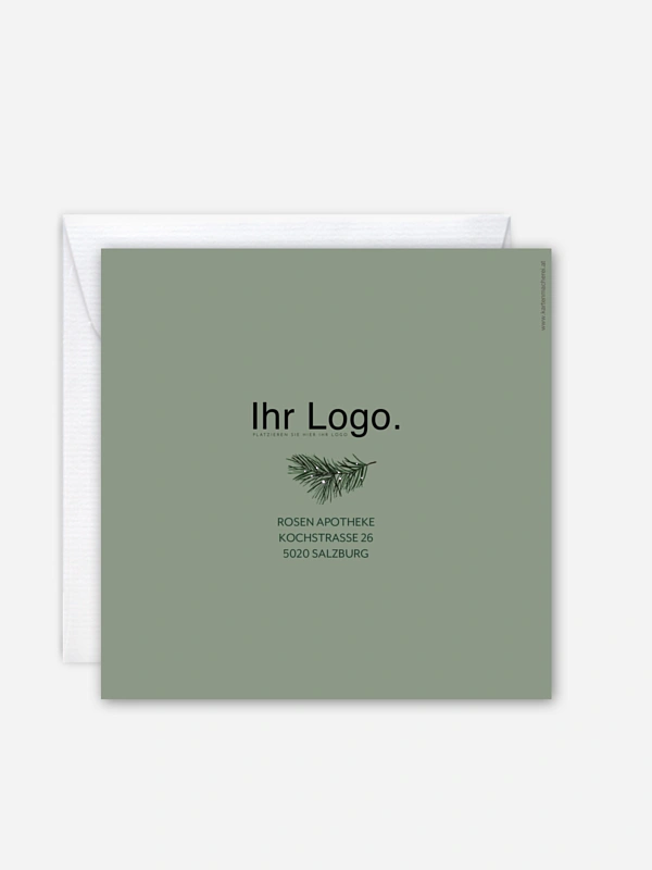 Geschäftliche Weihnachtskarte Merry Season