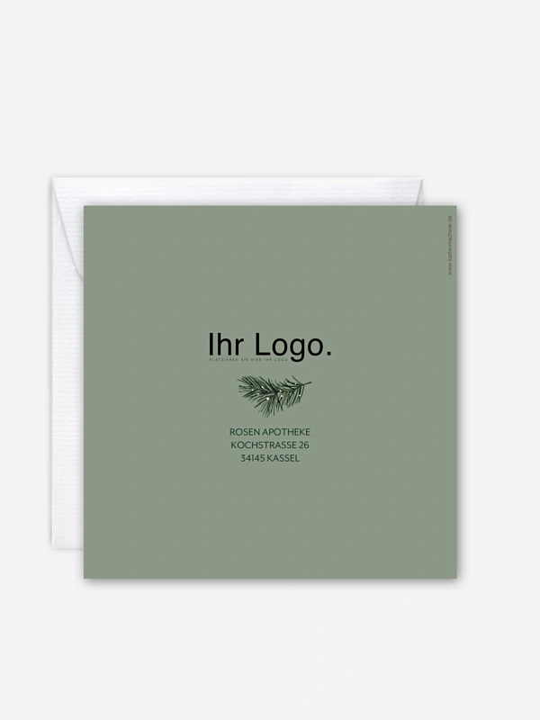 Geschäftliche Weihnachtskarte Merry Season