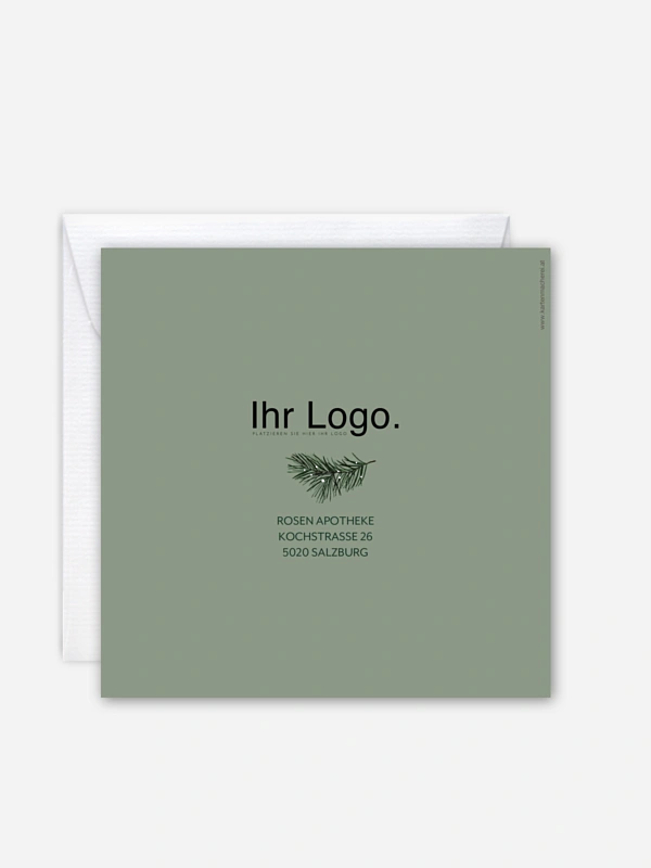 Geschäftliche Weihnachtskarte Merry Season
