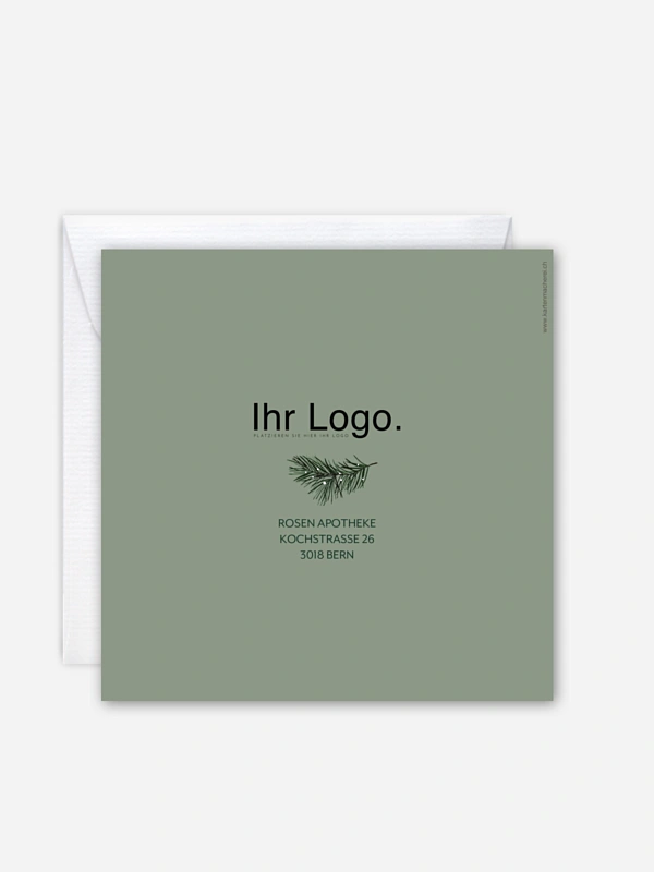 Geschäftliche Weihnachtskarte Merry Season