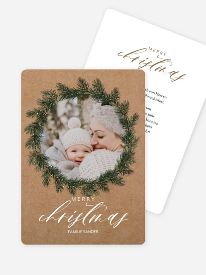 Weihnachtskarte Merry Season