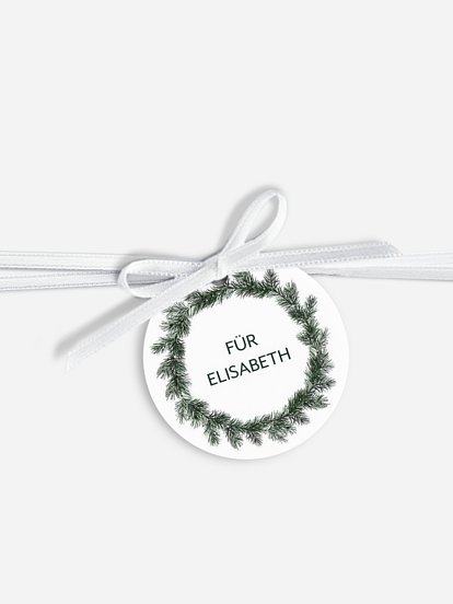 Anhänger mit Band personalisiert Merry Season