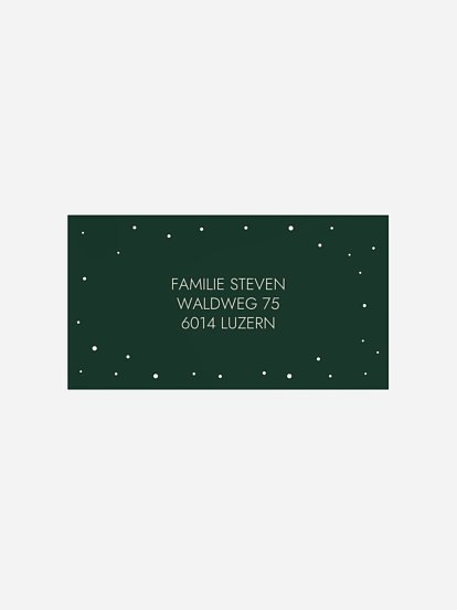 Empfängeraufkleber Weihnachten Christmas Collage