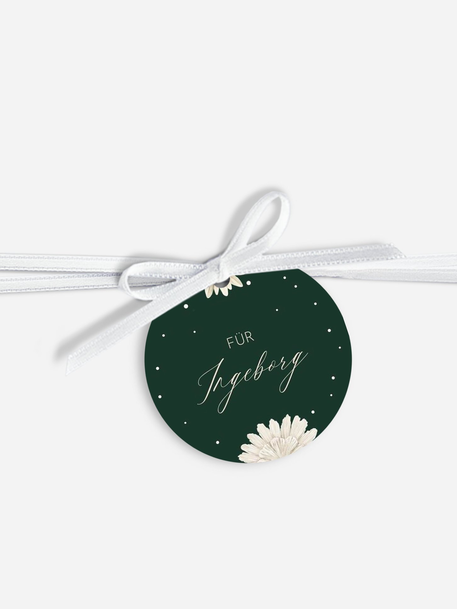 Anhänger mit Band personalisiert Christmas Collage