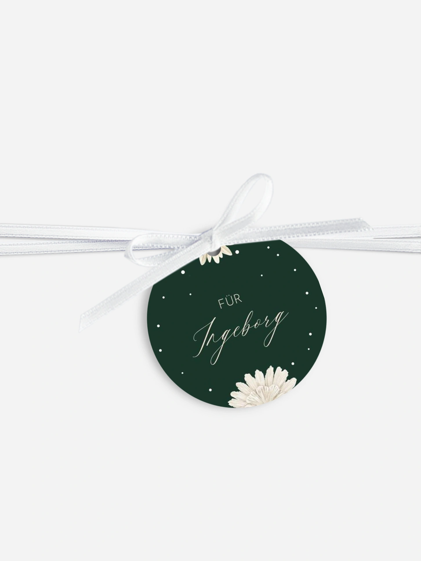 Anhänger mit Band personalisiert Christmas Collage