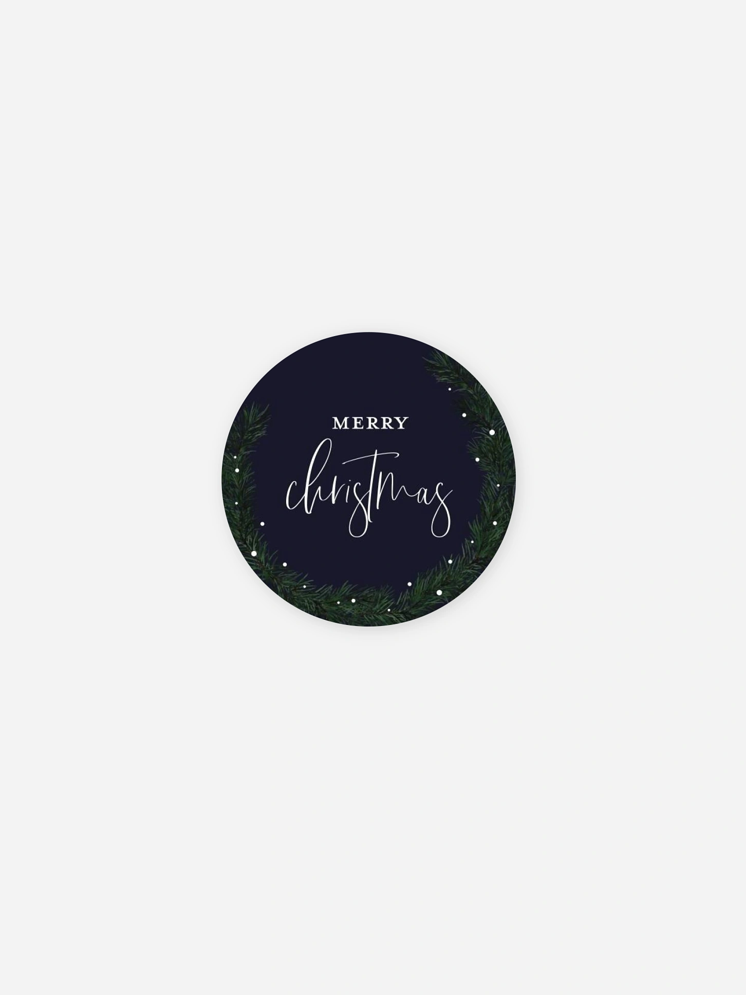 Geschenkaufkleber Weihnachten Christmas Sparkle