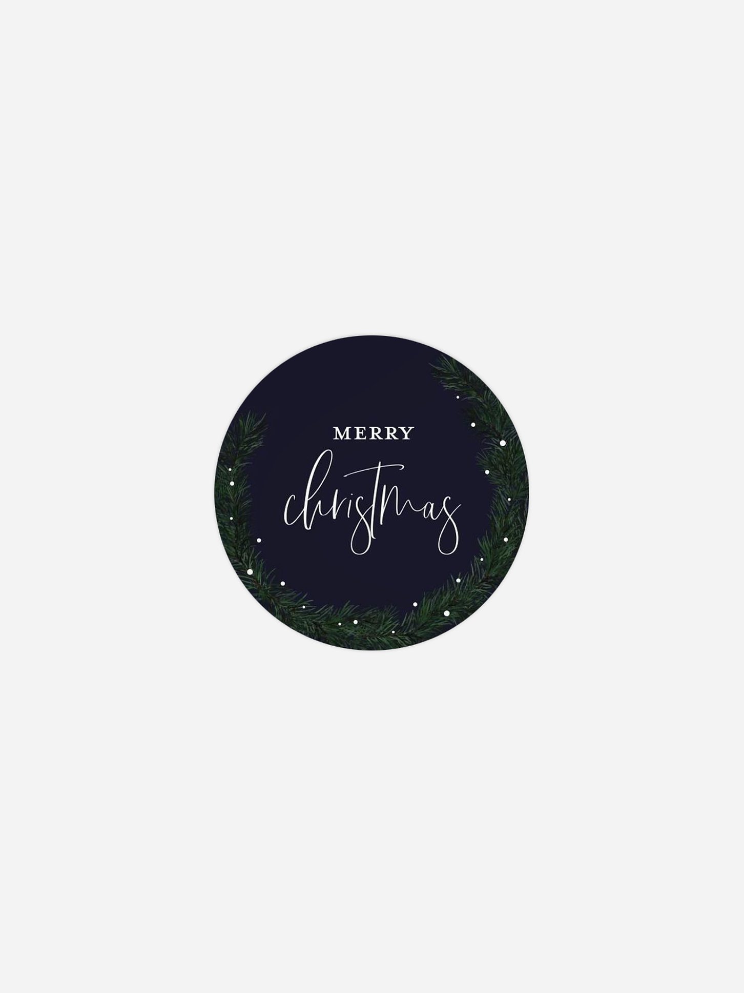 Geschenkaufkleber Weihnachten Christmas Sparkle