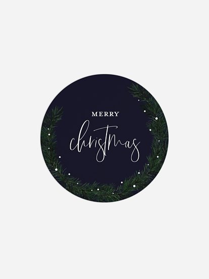 Geschenkaufkleber Weihnachten Christmas Sparkle