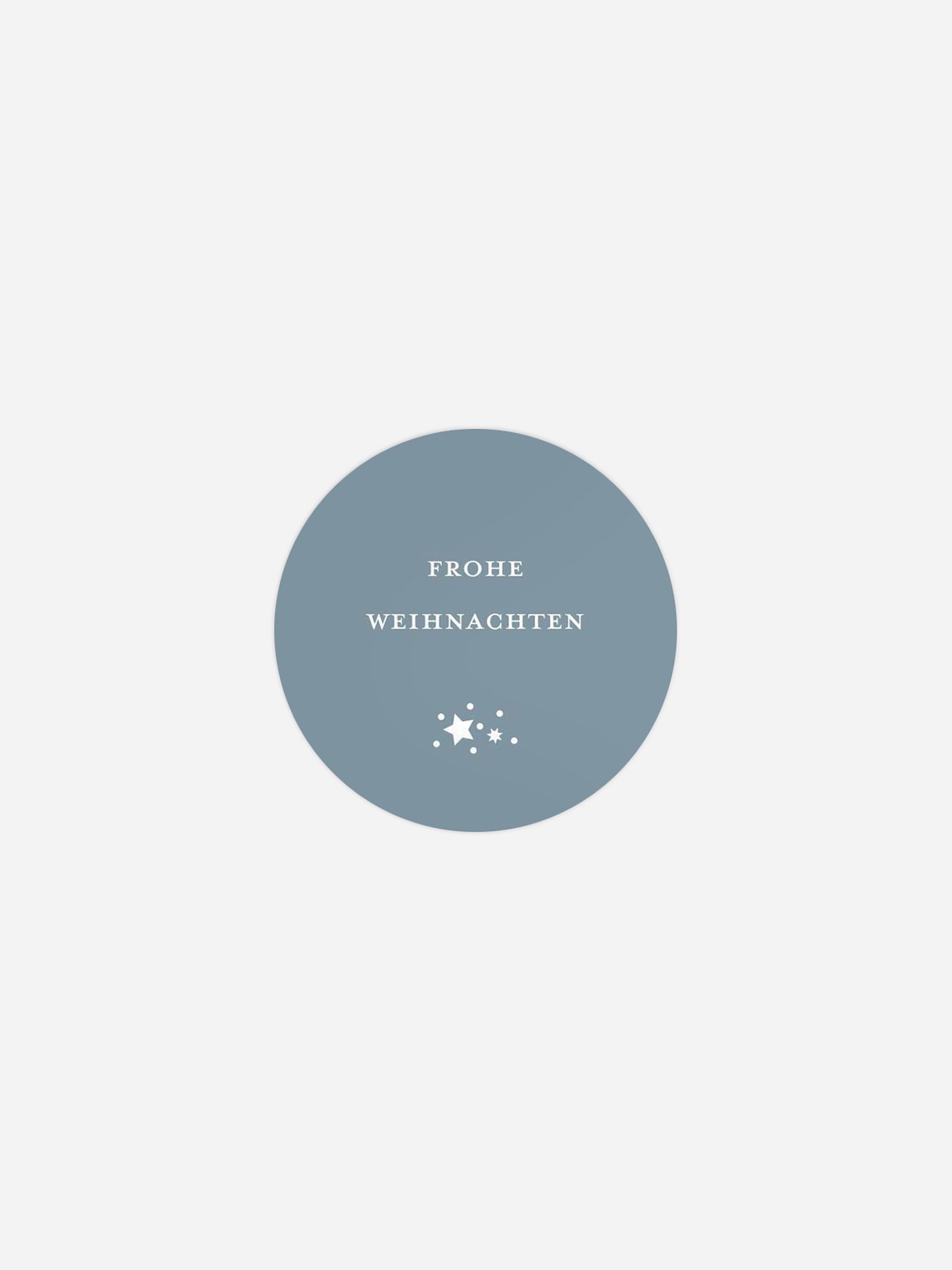 Geschenkaufkleber Weihnachten Schillernde Weihnacht