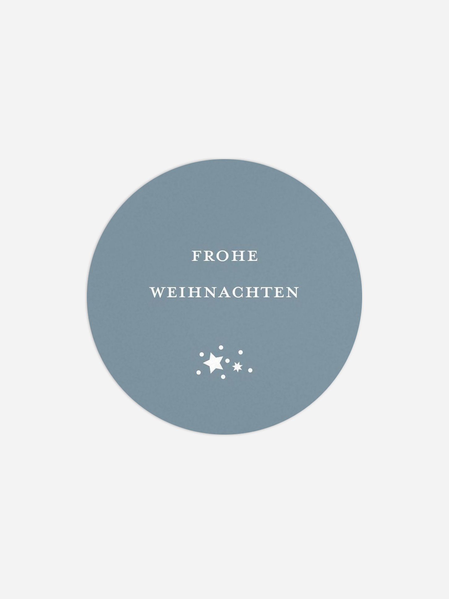 Geschenkaufkleber Weihnachten Schillernde Weihnacht