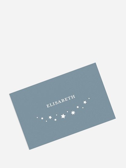 Tischkarte Weihnachten Schillernde Weihnacht