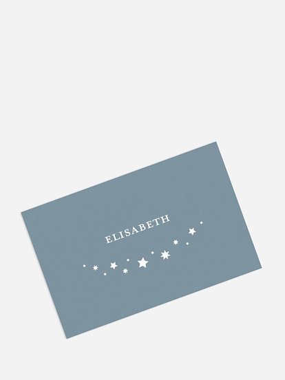 Tischkarte Weihnachten Schillernde Weihnacht