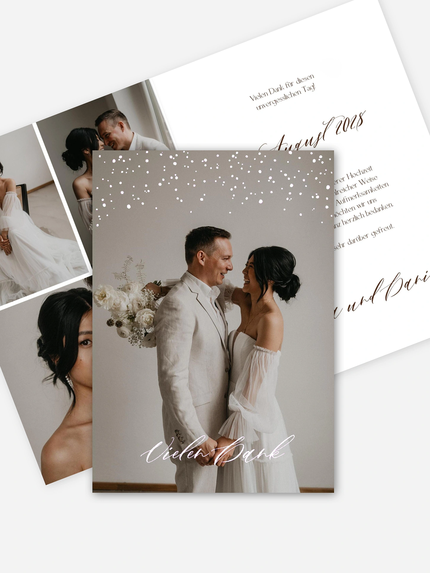 Dankeskarte Hochzeit Full of Stars