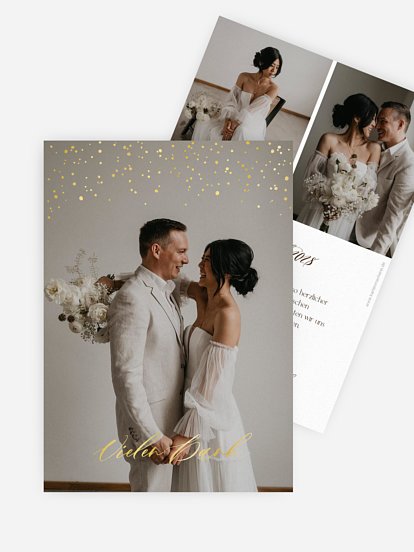 Dankeskarte Hochzeit Full of Stars