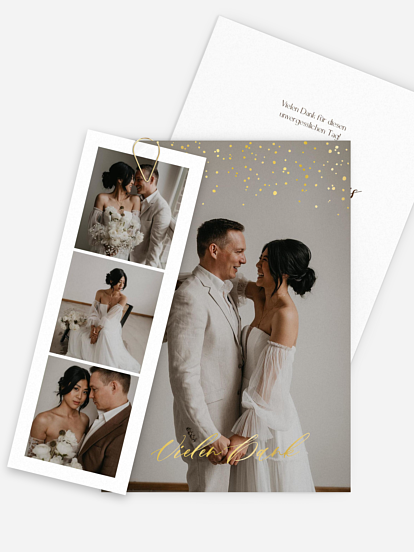 Dankeskarte Hochzeit Full of Stars