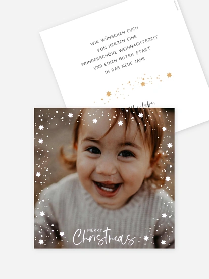 Weihnachtskarte Full of Stars