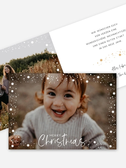 Weihnachtskarte Full of Stars
