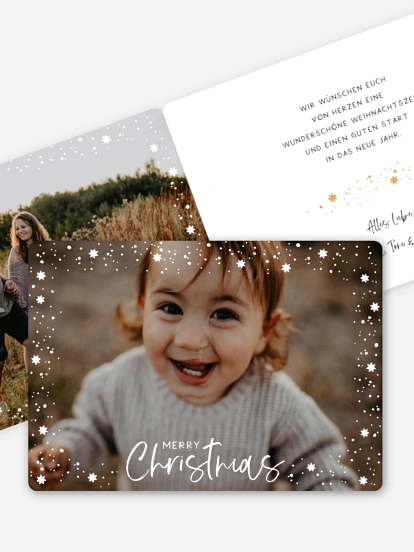 Weihnachtskarte Full of Stars