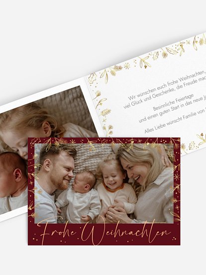 Weihnachtskarte Festive Decor