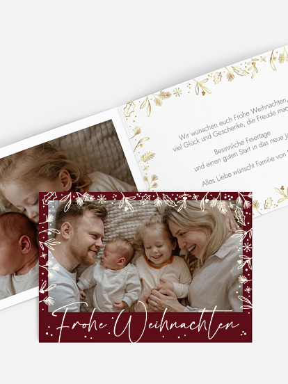 Weihnachtskarte Festive Decor