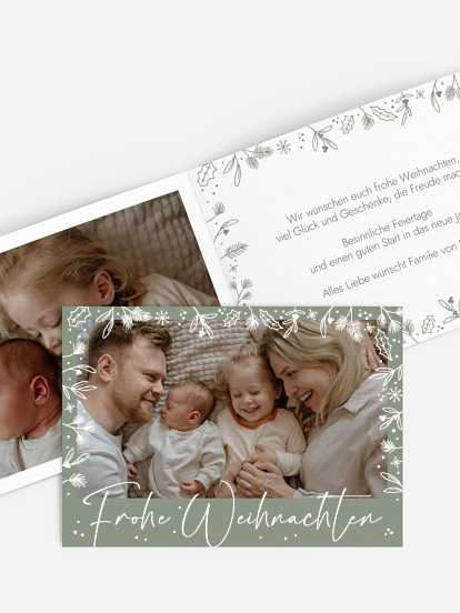 Weihnachtskarte Festive Decor