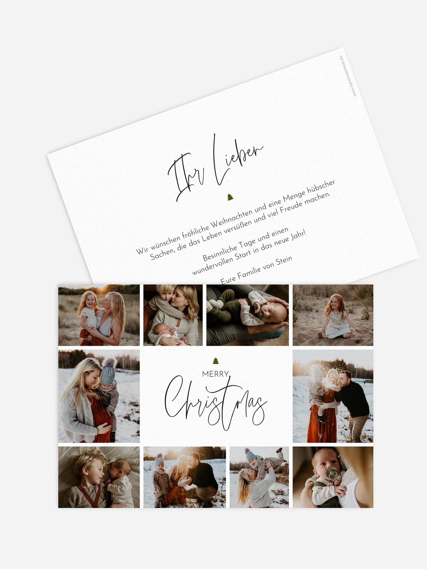 Weihnachtskarte Weihnachtsgalerie