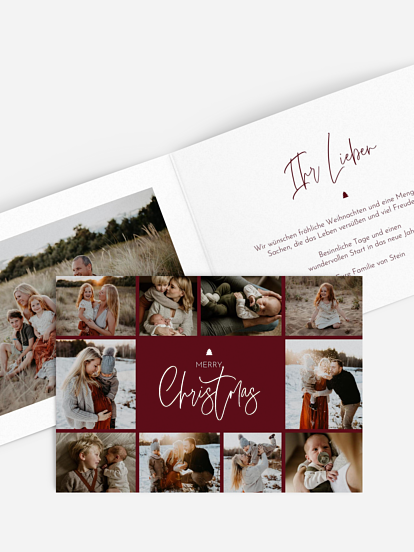 Weihnachtskarte Weihnachtsgalerie