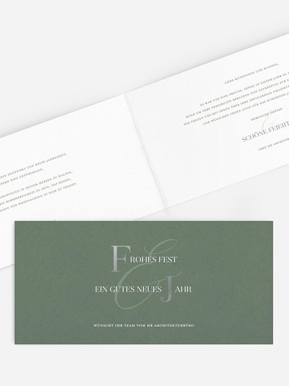Geschäftliche Weihnachtskarte Elegant Christmas