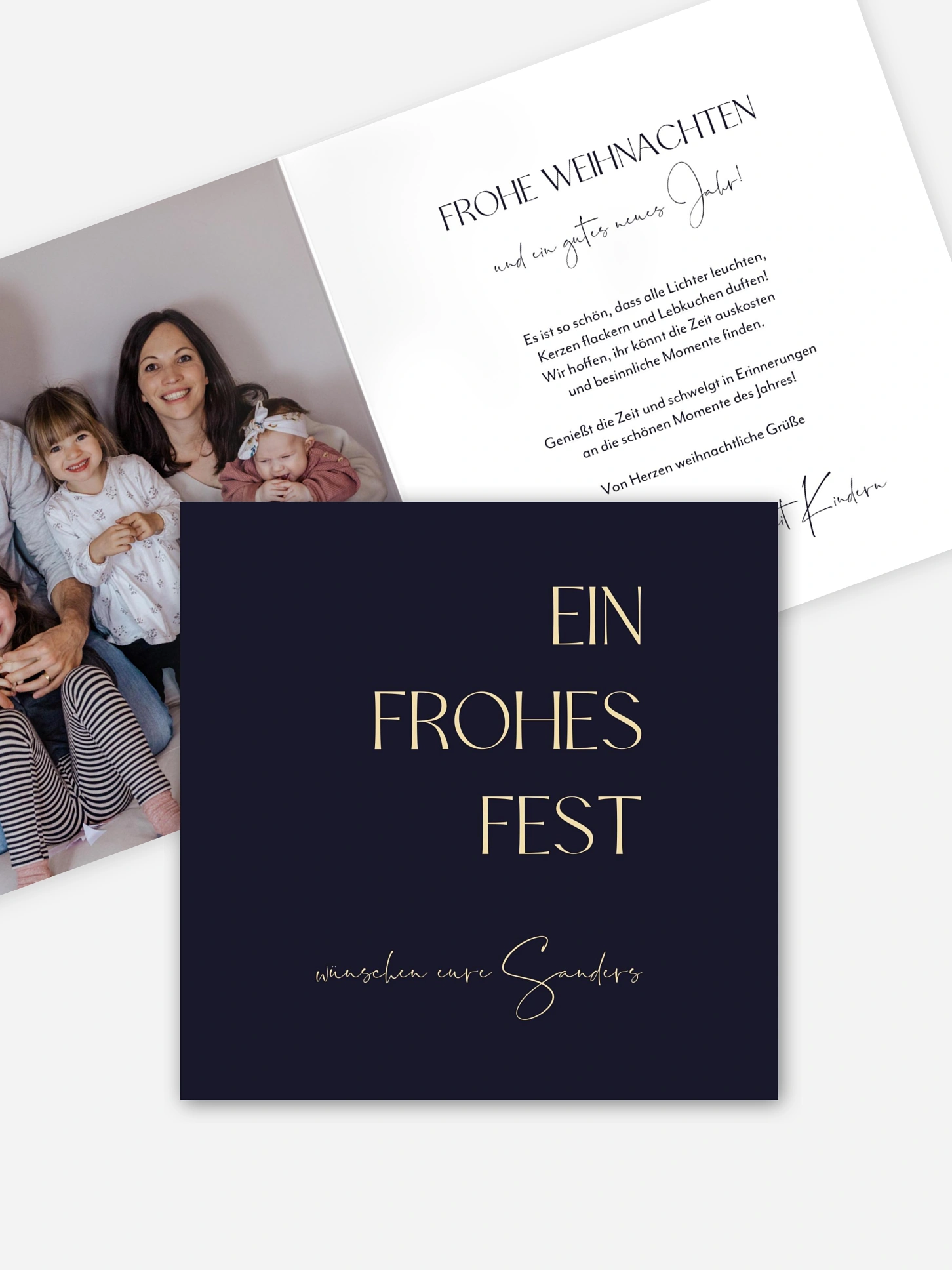 Weihnachtskarte Festliche Stimmung