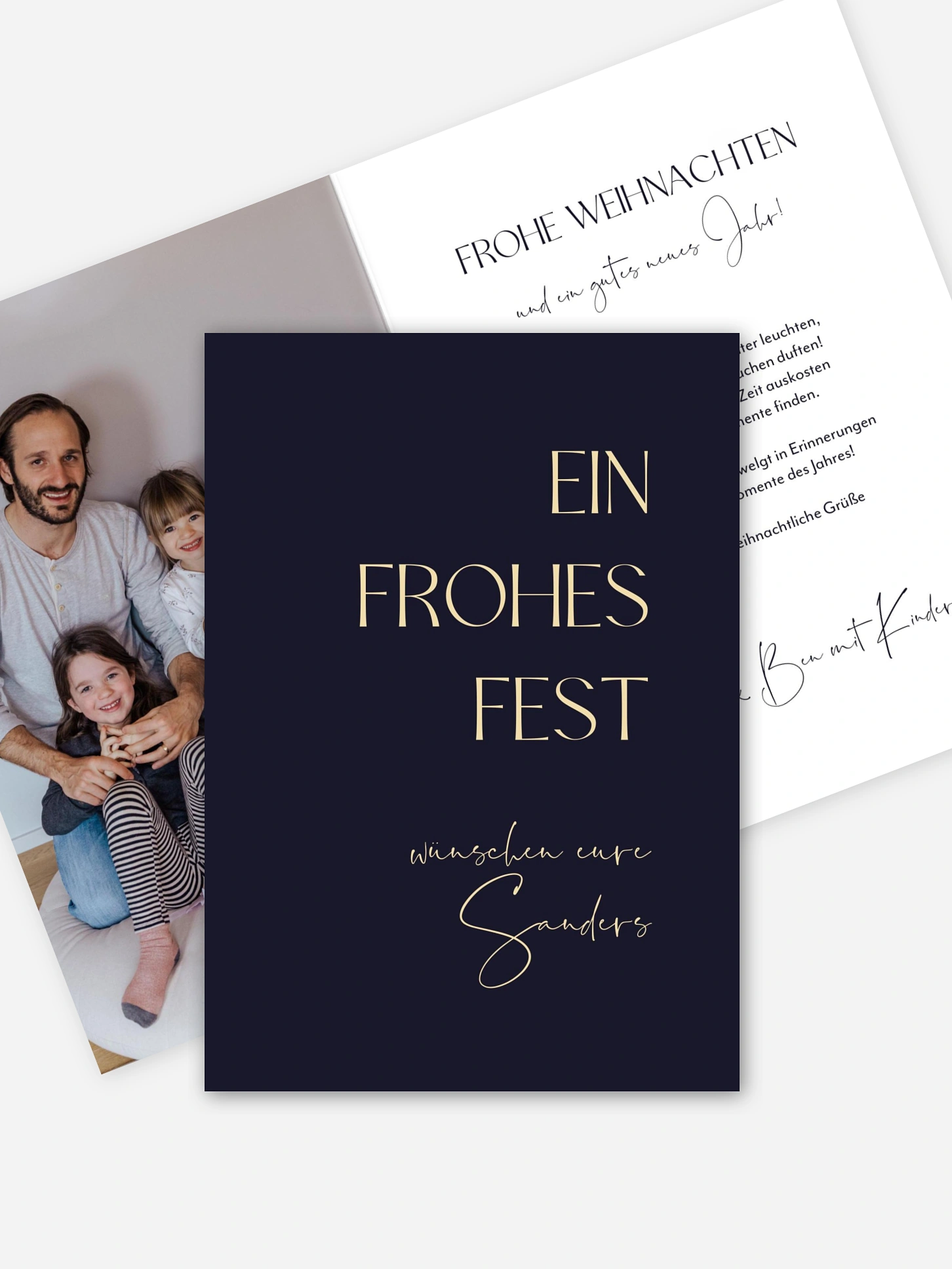 Weihnachtskarte Festliche Stimmung