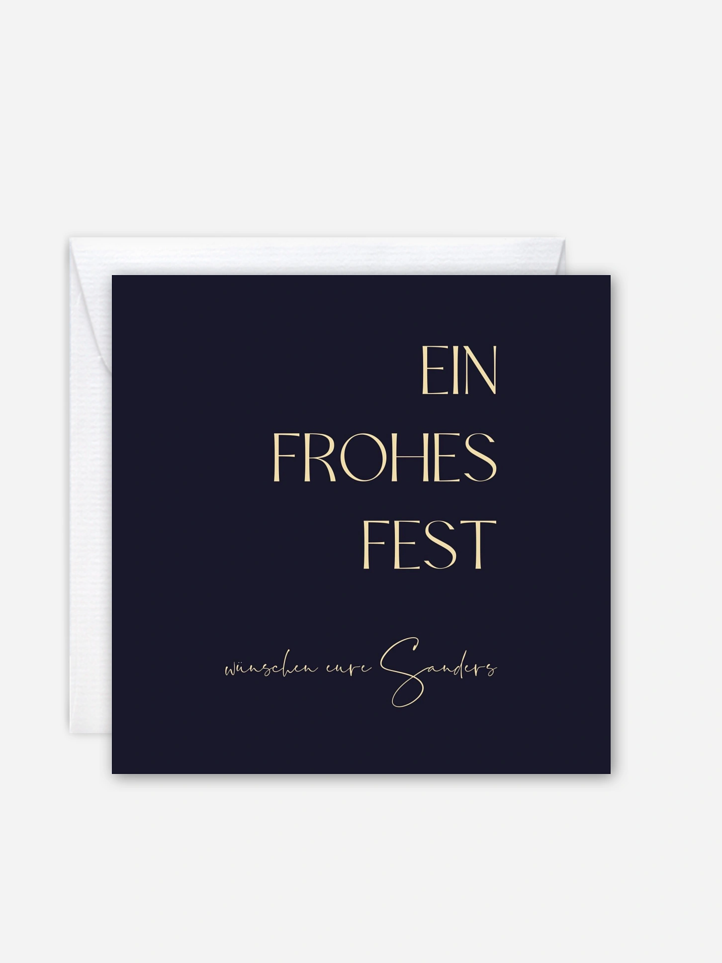 Weihnachtskarte Festliche Stimmung
