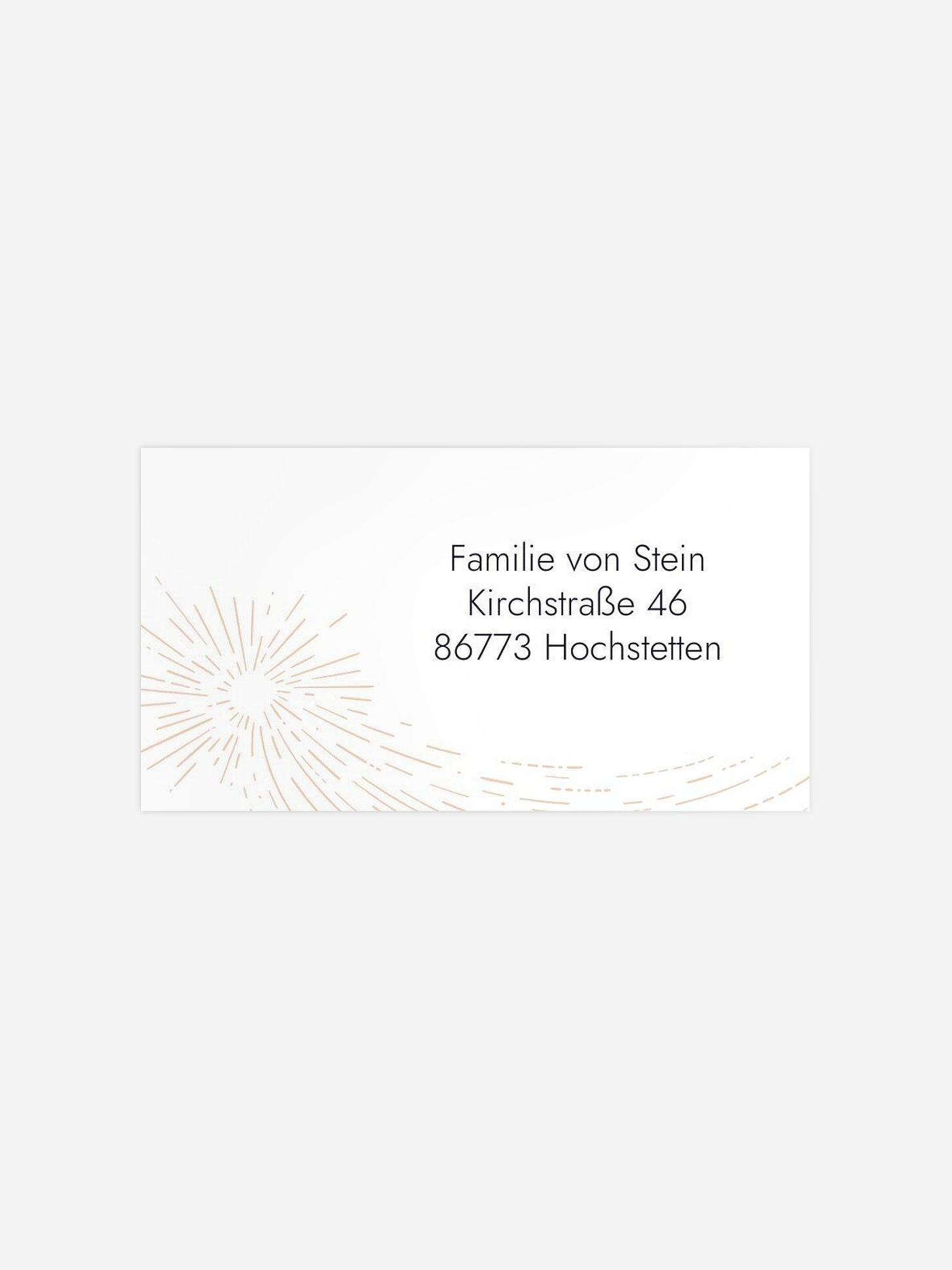 Empfängeraufkleber Weihnachten Make a Wish