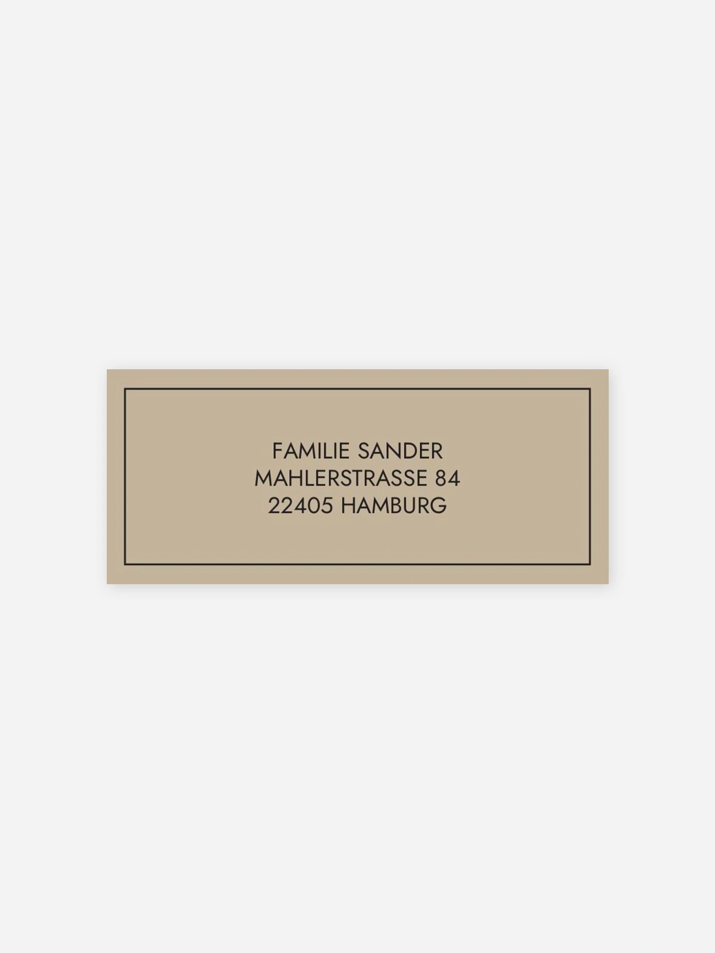 Absenderaufkleber Weihnachten Elegant Pattern