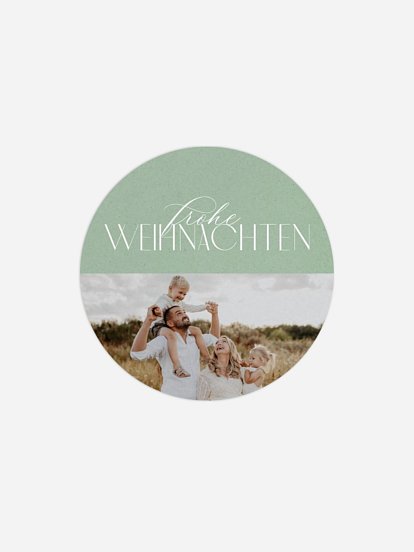 Geschenkaufkleber Weihnachten Simply Elegant