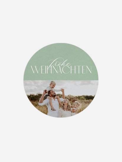 Geschenkaufkleber Weihnachten Simply Elegant