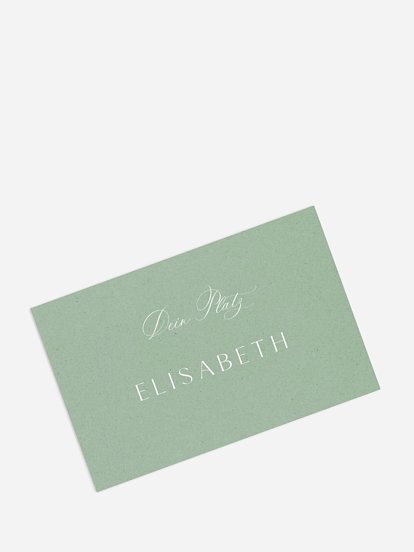 Tischkarte Weihnachten Simply Elegant