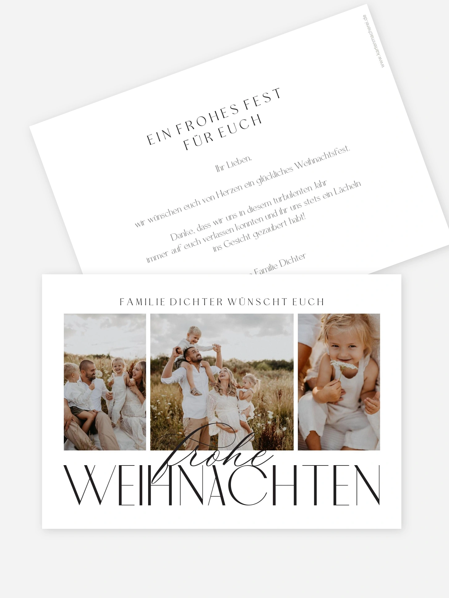 Weihnachtskarte Simply Elegant