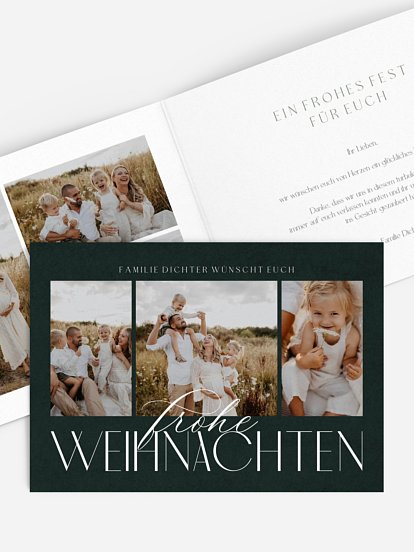 Weihnachtskarte Simply Elegant