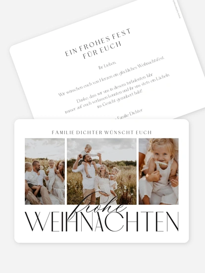 Weihnachtskarte Simply Elegant