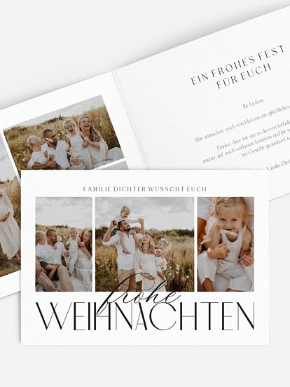 Weihnachtskarte Simply Elegant